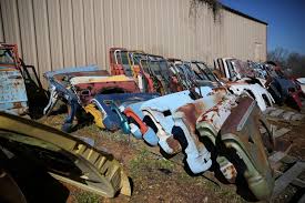 Car Panels in Junkyard