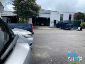 Parking Lot View - The Hail Shop USA