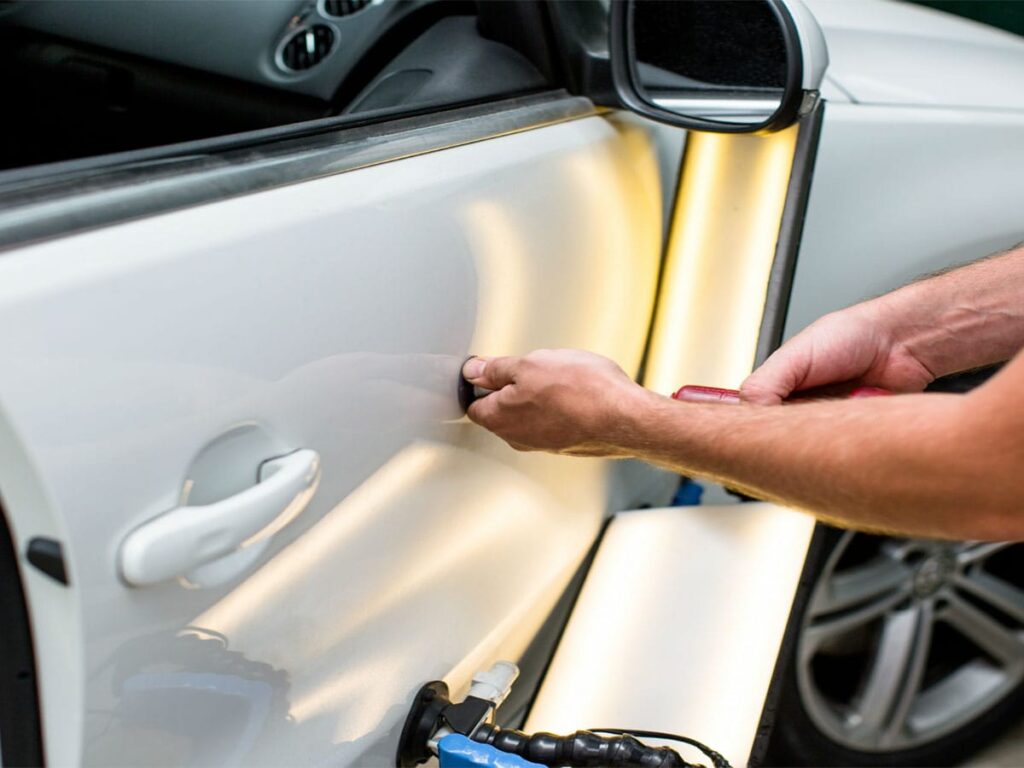 Door Panel Hail Repair technique